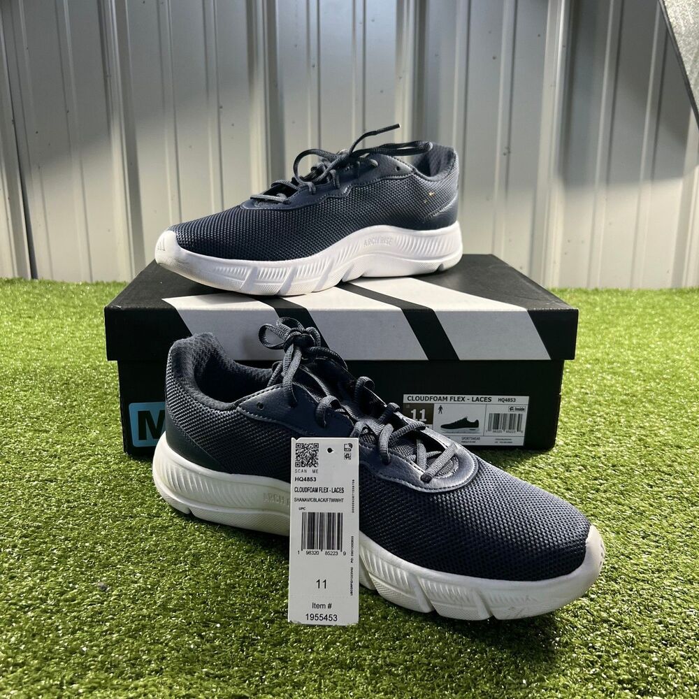 Adidas Cloudfoam Flex Men's 11 Navy Shadow Navy HQ4853